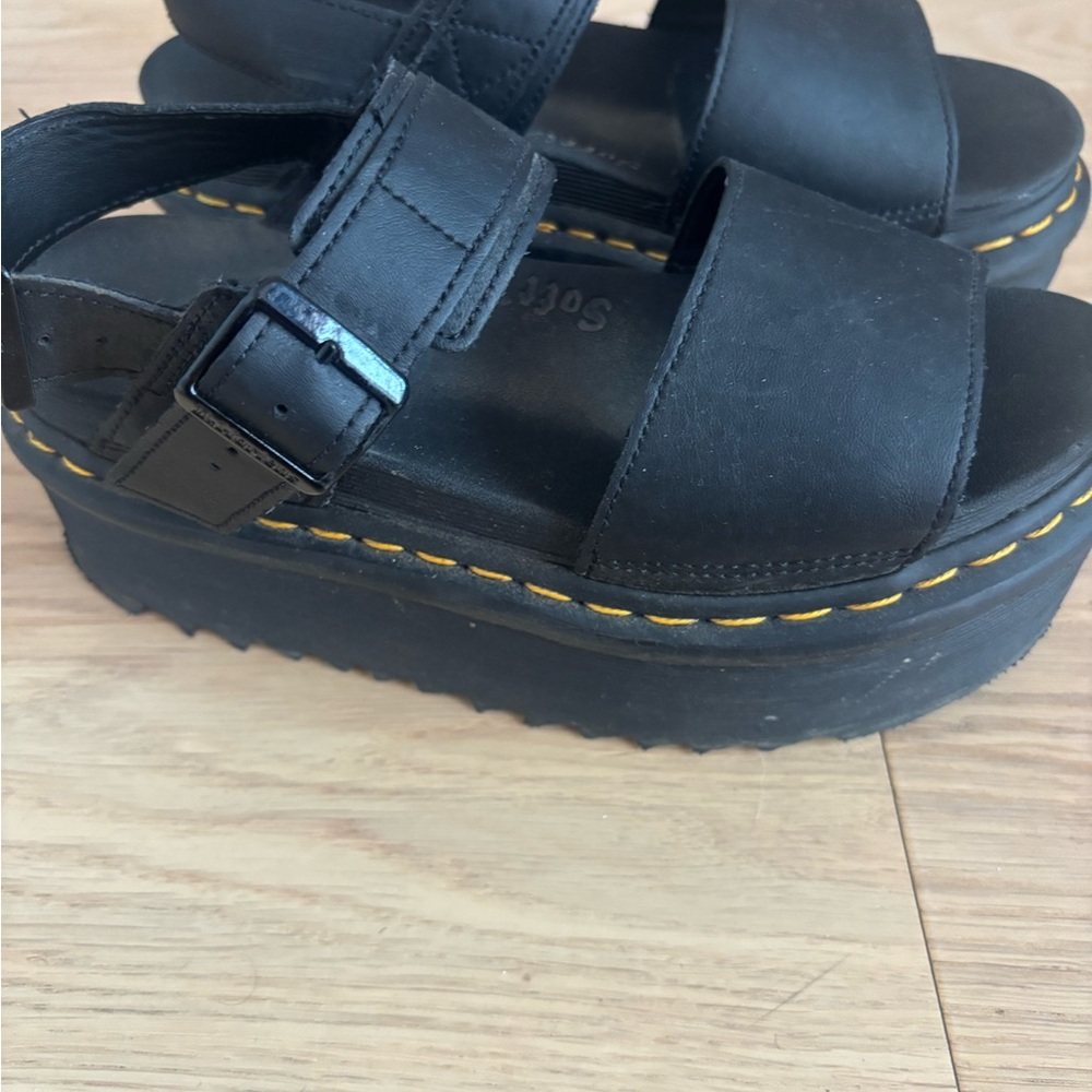 Dr. Martens Black Platform Sandals